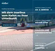 Kleine Seitenvorschau von inselbus-norderney.de