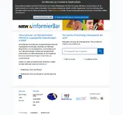 Kleine Seitenvorschau von informierbar.de