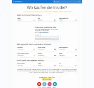 Kleine Seitenvorschau von insiderkauf.de