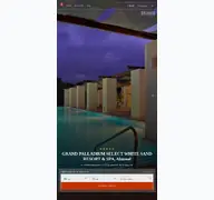 Kleine Seitenvorschau von grandpalladiumselect.resorthotel.de