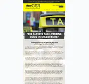 Kleine Seitenvorschau von taximagdeburg.de