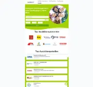 Kleine Seitenvorschau von azubica.de