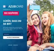 Kleine Seitenvorschau von azubicard.de