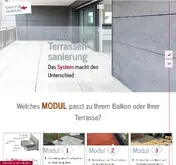 Kleine Seitenvorschau von terralastic.de