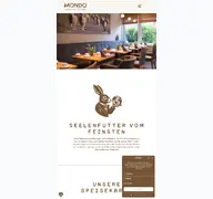 Kleine Seitenvorschau von mondo-bio-restaurant.de