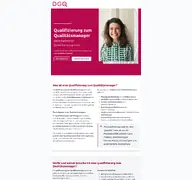Kleine Seitenvorschau von qualifizierung-qualitaetsmanager.de