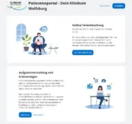 Kleine Seitenvorschau von dein.klinikum.wolfsburg.de