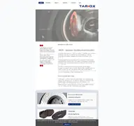 Kleine Seitenvorschau von taroxbrakes.de