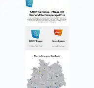Kleine Seitenvorschau von azurit-hansa-karriere.de