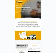 Kleine Seitenvorschau von taxischule-hamburg.de