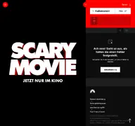 Kleine Seitenvorschau von scarymoviefilm.de