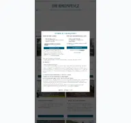 Kleine Seitenvorschau von newsletter.rheinpfalz.de