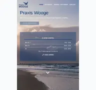 Kleine Seitenvorschau von praxis-wooge.de