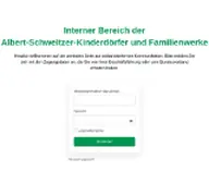 Kleine Seitenvorschau von intern.albert-schweitzer-verband.de