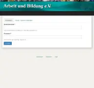 Kleine Seitenvorschau von intern.arbeit-und-bildung.de
