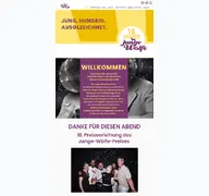 Kleine Seitenvorschau von junge-woelfe.de