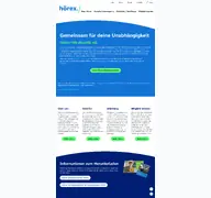 Kleine Seitenvorschau von hoerex.de