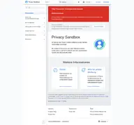 Kleine Seitenvorschau von privacysandbox.com