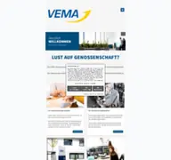 Kleine Seitenvorschau von vema-eg.de