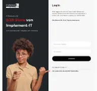 Kleine Seitenvorschau von b2b.implement-it.de