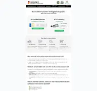 Kleine Seitenvorschau von zulassung.de