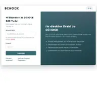 Kleine Seitenvorschau von b2bportal.schock.de