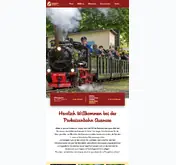 Kleine Seitenvorschau von parkeisenbahn-auensee-leipzig.de