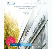Kleine Seitenvorschau von internisten-wz.de