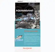 Kleine Seitenvorschau von aquaddicted.de