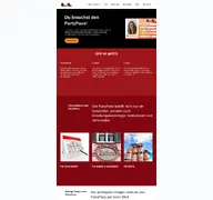 Kleine Seitenvorschau von partypass.de