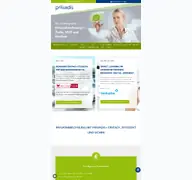 Kleine Seitenvorschau von privadis.de