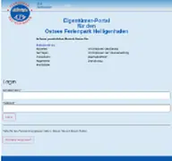 Kleine Seitenvorschau von intern.ostsee-ferienpark-heiligenhafen.de