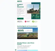 Kleine Seitenvorschau von gratz-schrott.at