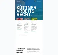 Kleine Seitenvorschau von kuettner-rechtsanwaelte.de