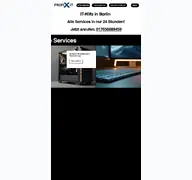 Kleine Seitenvorschau von profix-it.de