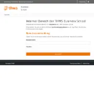 Kleine Seitenvorschau von intranet.business.thws.de
