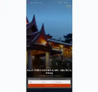 Kleine Seitenvorschau von baanyureespa.resorthotel.de