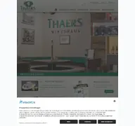 Kleine Seitenvorschau von thaers.de