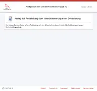 Kleine Seitenvorschau von schwerbehindertenantrag.brandenburg.de