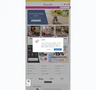 Kleine Seitenvorschau von babyartikel.de