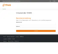 Kleine Seitenvorschau von intranet.thws.de