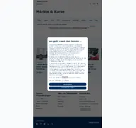 Kleine Seitenvorschau von investments.targobank.de