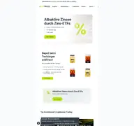 Kleine Seitenvorschau von justtrade.com