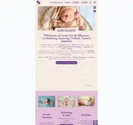 Kleine Seitenvorschau von babyvornamen.at