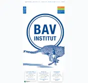 Kleine Seitenvorschau von bav-institut.de