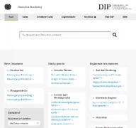 Kleine Seitenvorschau von dip.bundestag.de