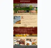 Kleine Seitenvorschau von roeperhof-restaurant.de