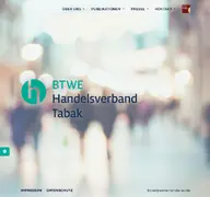 Kleine Seitenvorschau von tabakwelt.de