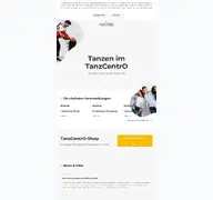 Kleine Seitenvorschau von tanzcentro.de