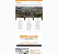 Kleine Seitenvorschau von backservice-milbrandt.de